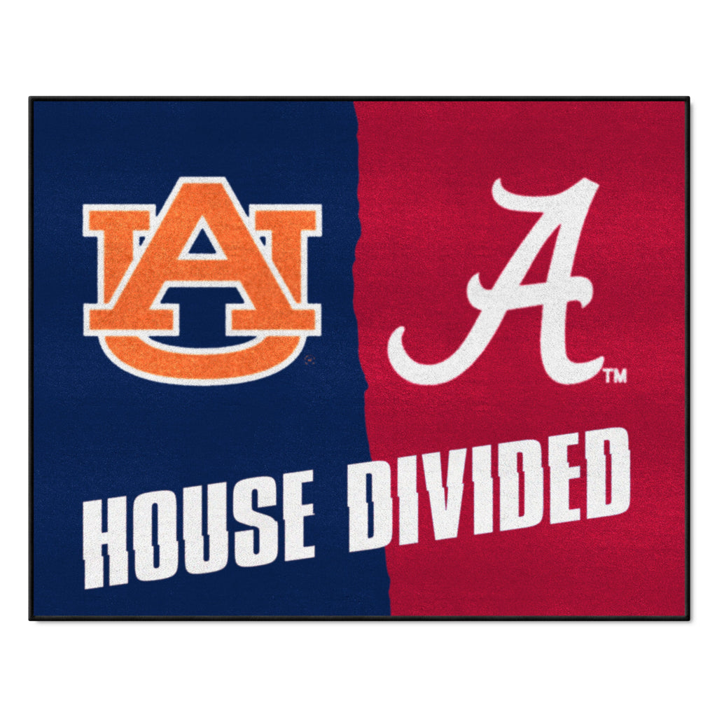 House Divided Mat - Alabama / Auburn