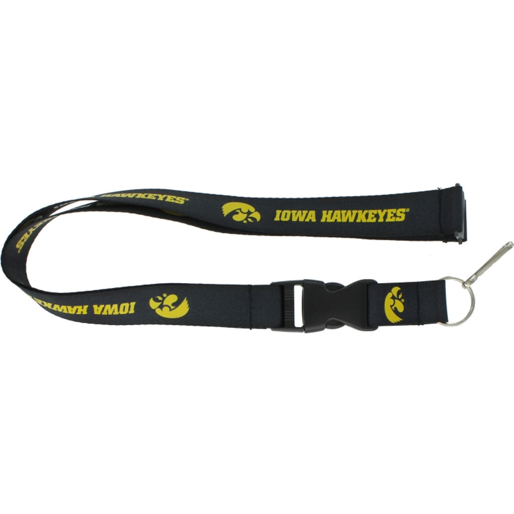 Iowa Hawkeyes Lanyard Black