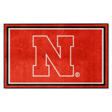 University of Nebraska 4x6 Rug