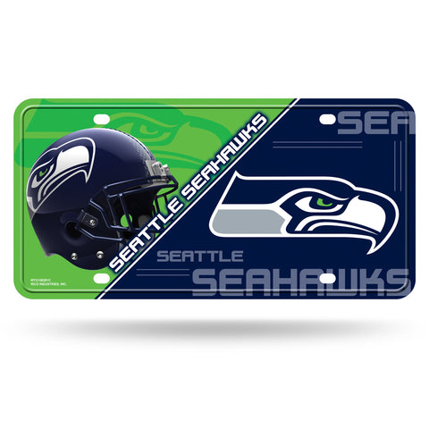 Seattle Seahawks License Plate Metal