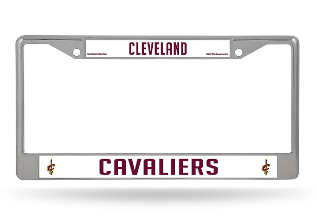 Cleveland Cavaliers License Plate Frame Chrome