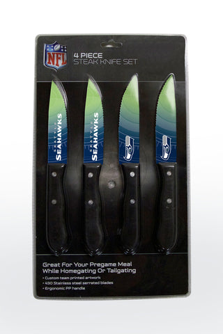 Seattle Seahawks Knife Set Steak 4 Pack