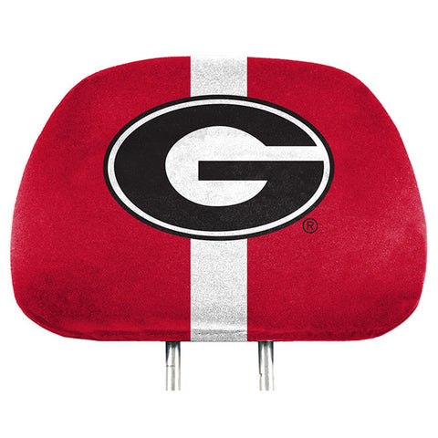 Georgia Bulldogs Headrest Covers Full Printed Style - Special Order