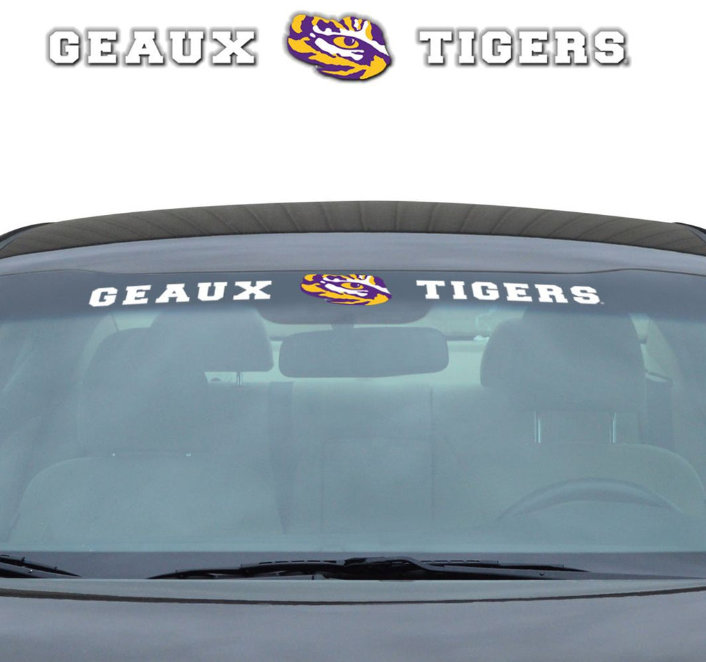 LSU Tigers Decal 35x4 Windshield