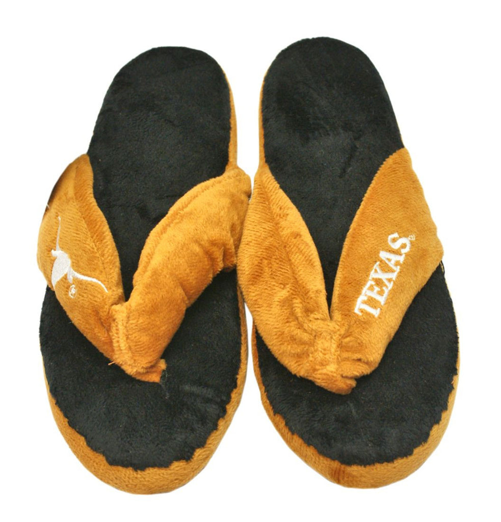 Texas Longhorns Slipper - Women Thong Flip Flop - (1 Pair) - S