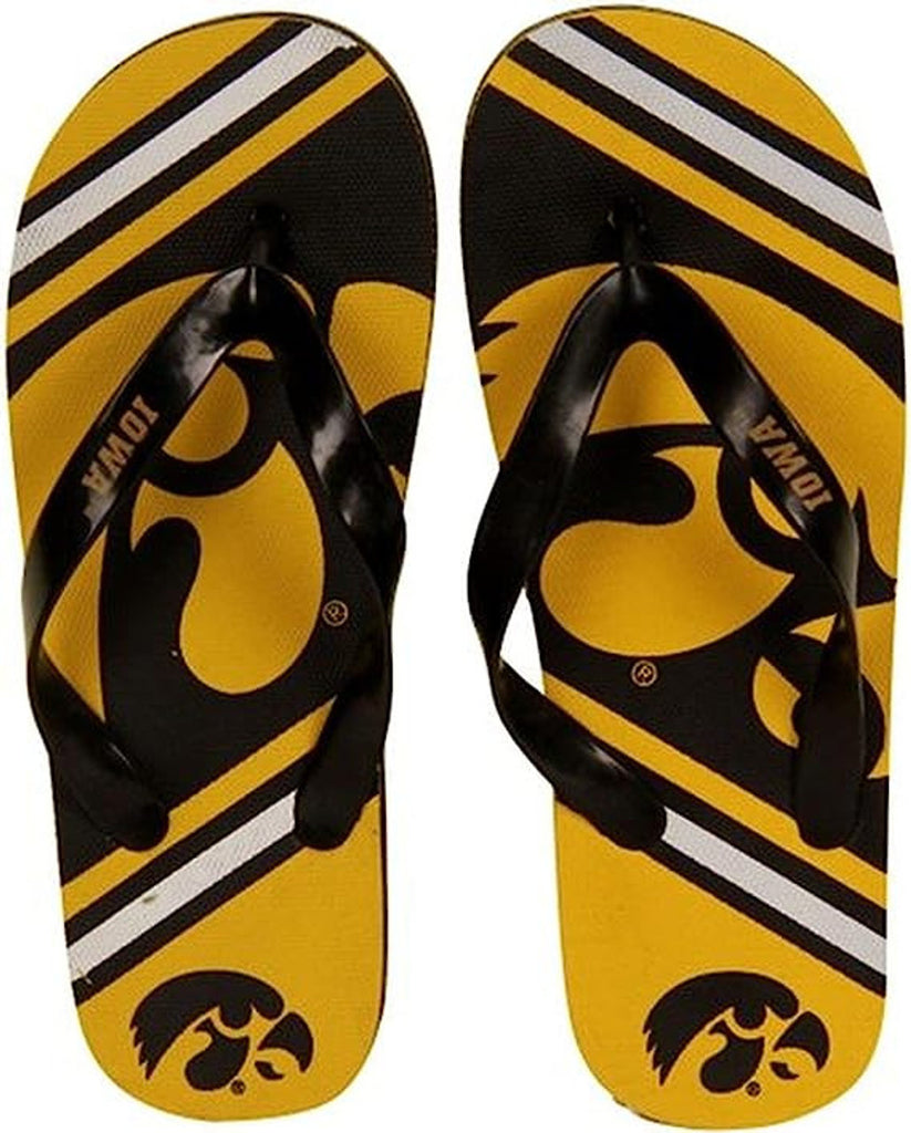 Iowa Hawkeyes Flip Flop - Women Jelly - (1 Pair) - M