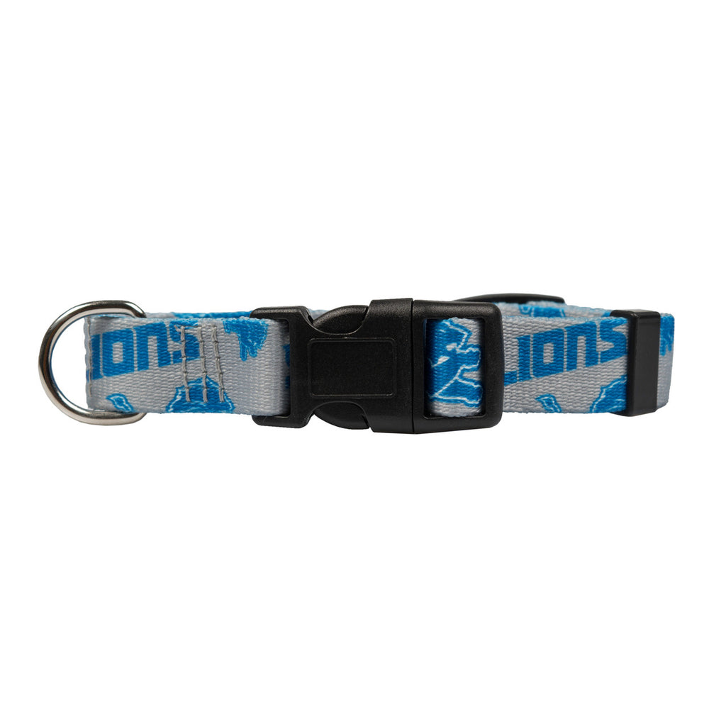 Detroit Lions Pet Collar Size M - Special Order