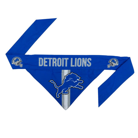 Detroit Lions Pet Bandanna Size M - Special Order