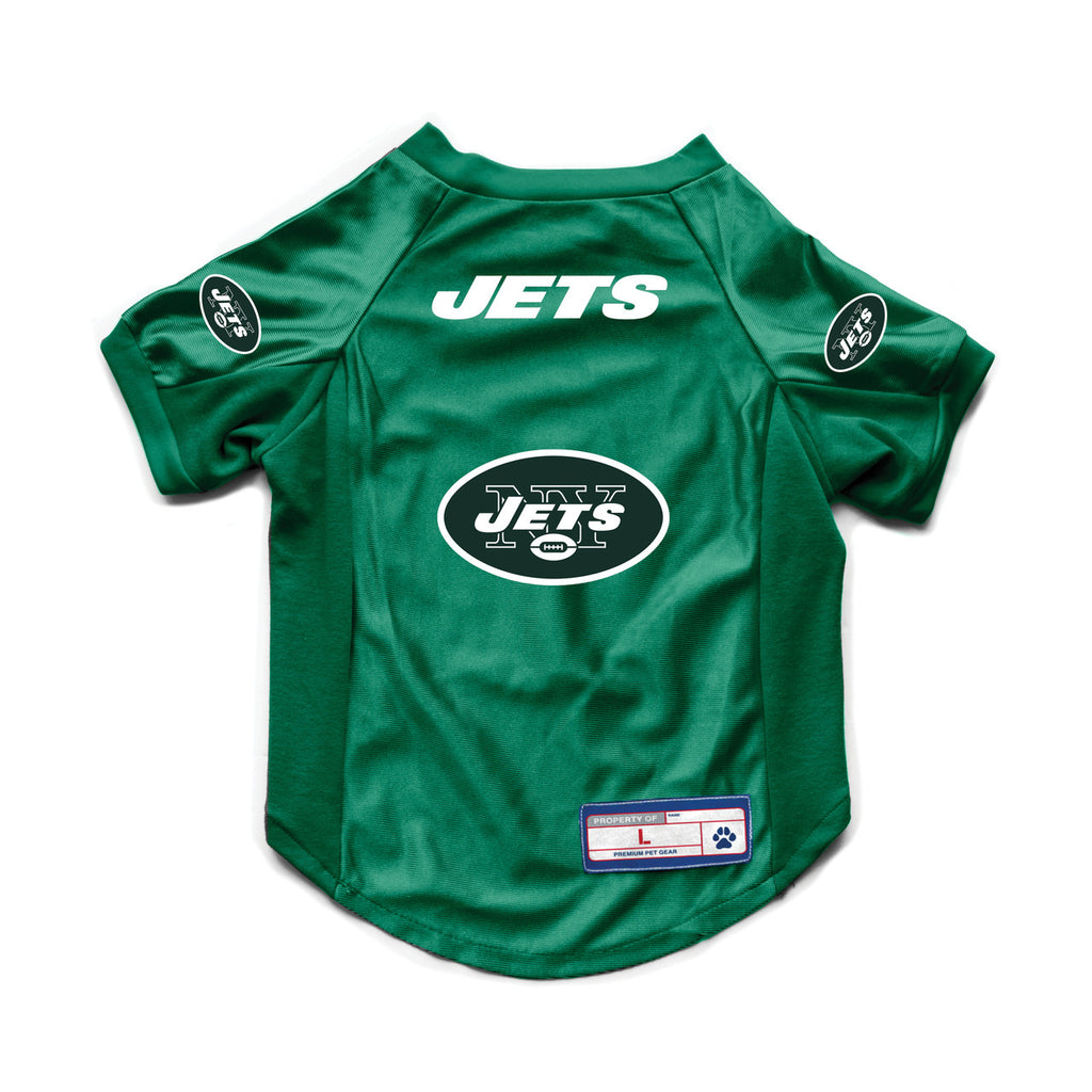 New York Jets Pet Jersey Stretch Size Big Dog