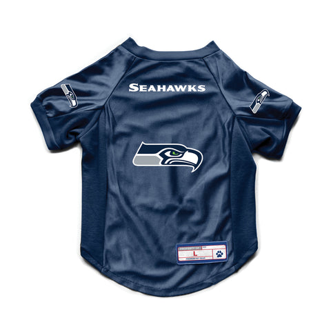 Seattle Seahawks Pet Jersey Stretch Size M