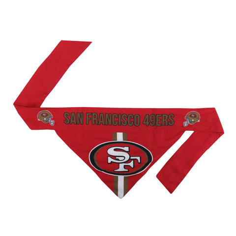 San Francisco 49ers Pet Bandanna Size M