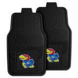 University of Kansas 2-pc Vinyl Car Mat Set