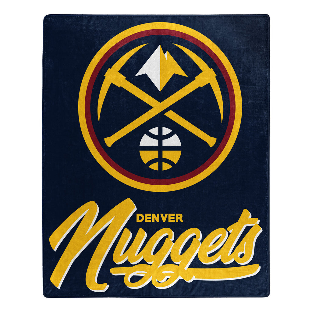 Denver Nuggets Blanket 50x60 Raschel Signature Design