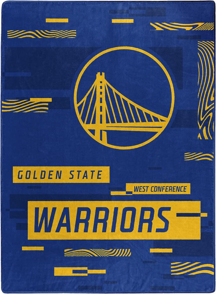 Golden State Warriors Blanket 60x80 Raschel Digitize Design