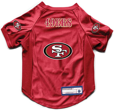 San Francisco 49ers Pet Jersey Stretch Size XS