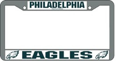 Philadelphia Eagles License Plate Frame Chrome