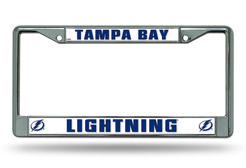 Tampa Bay Lightning License Plate Frame Chrome