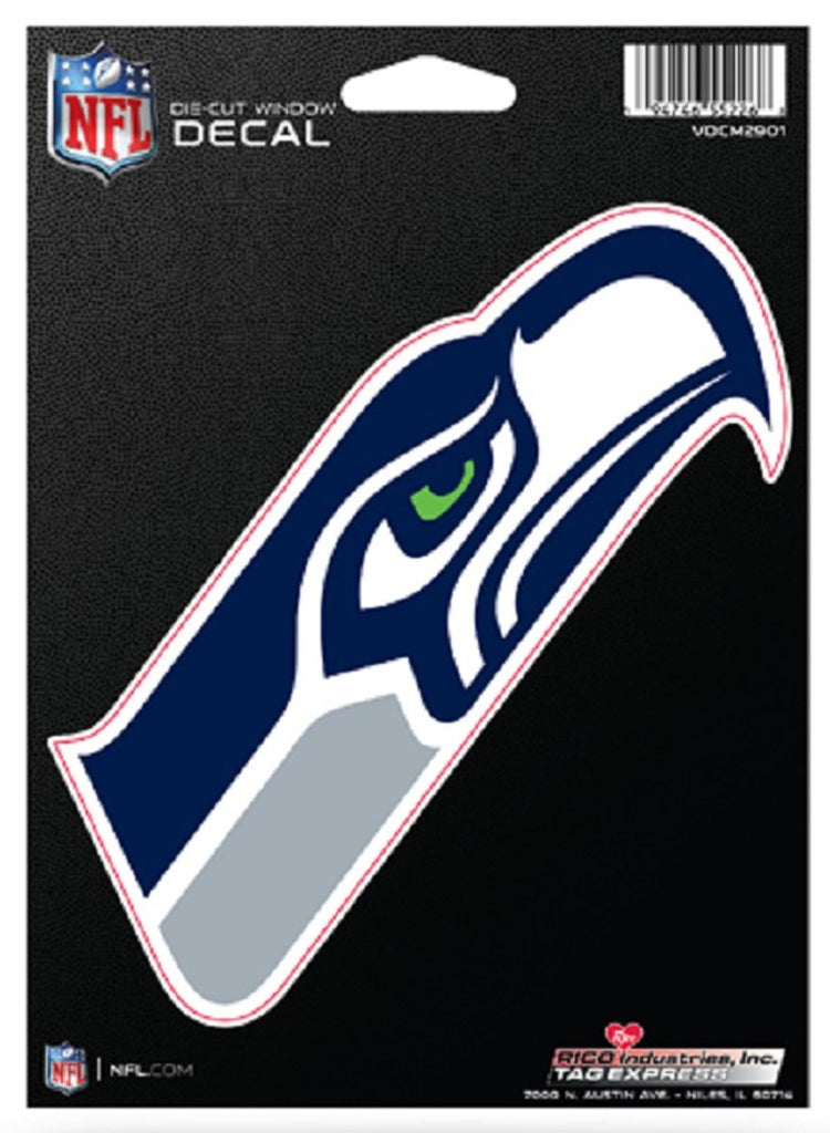 Seattle Seahawks Decal Die-Cut Medium - Special Order