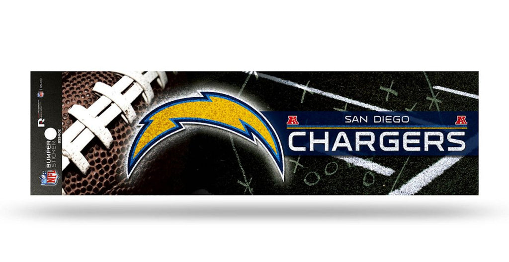 Los Angeles Chargers Decal Bumper Sticker Glitter San Diego Throwback