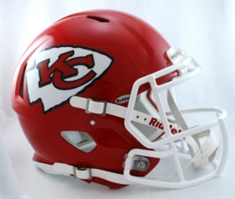 Kansas City Chiefs Helmet Riddell Authentic Full Size Speed Style