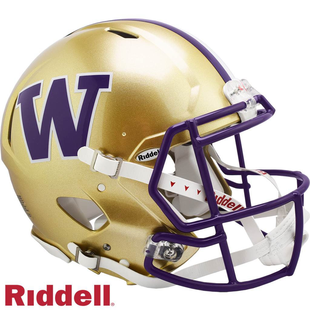 Washington Huskies Helmet Riddell Authentic Full Size Speed Style - Special Order