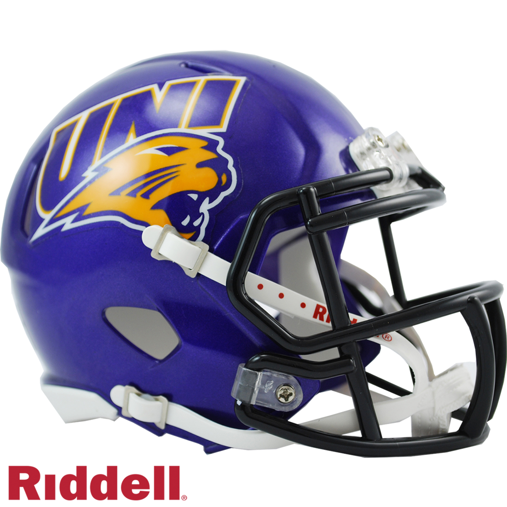 Northern Iowa Panthers Helmet Riddell Replica Mini Speed Style