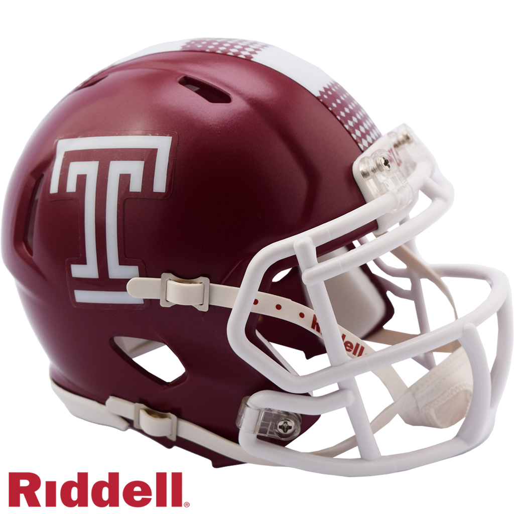 Temple Owls Helmet Riddell Replica Mini Speed Style