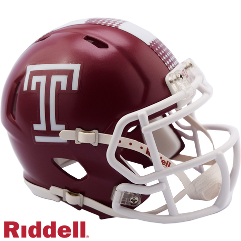 Temple Owls Helmet Riddell Replica Mini Speed Style