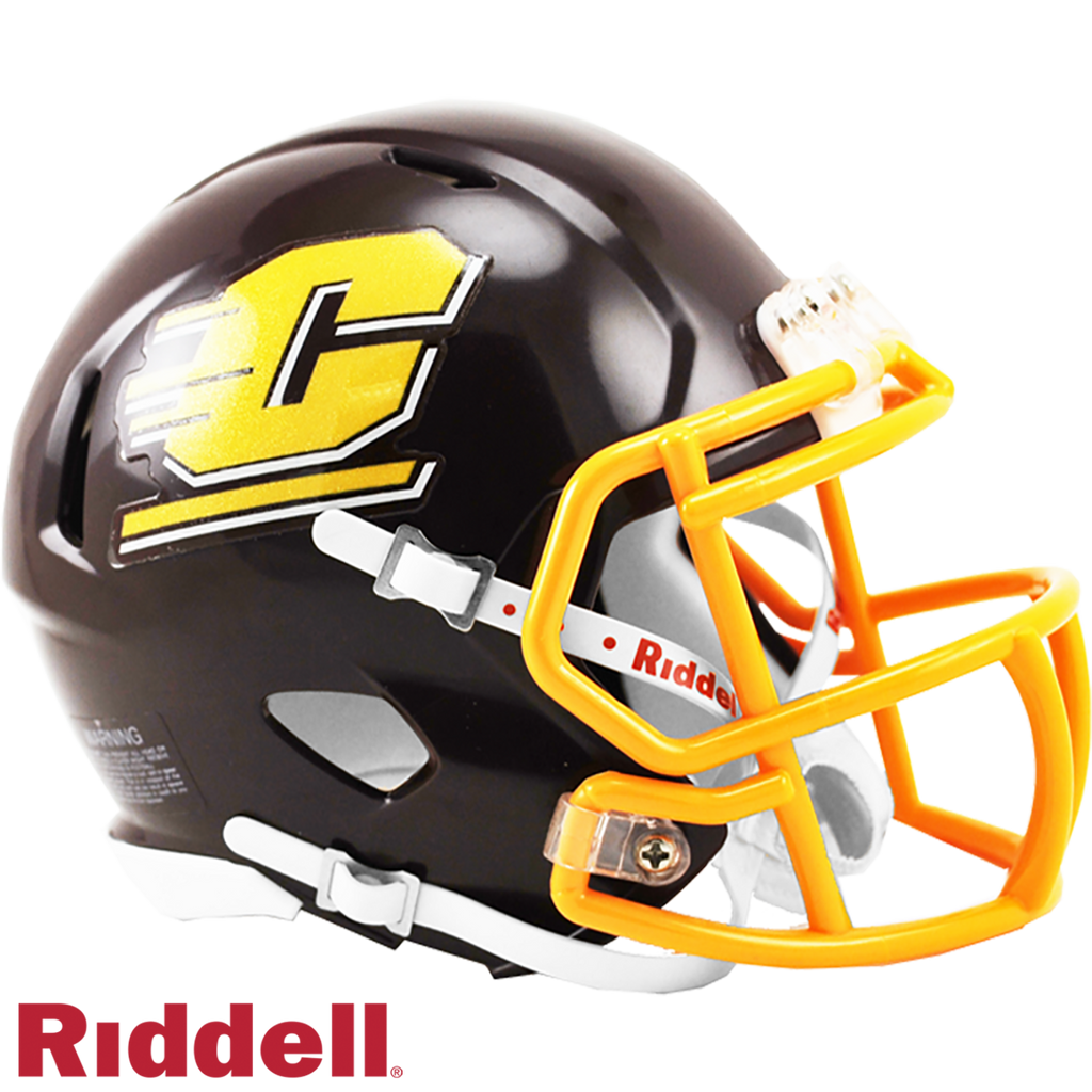 Central Michigan Chippewas Helmet Riddell Replica Mini Speed Style