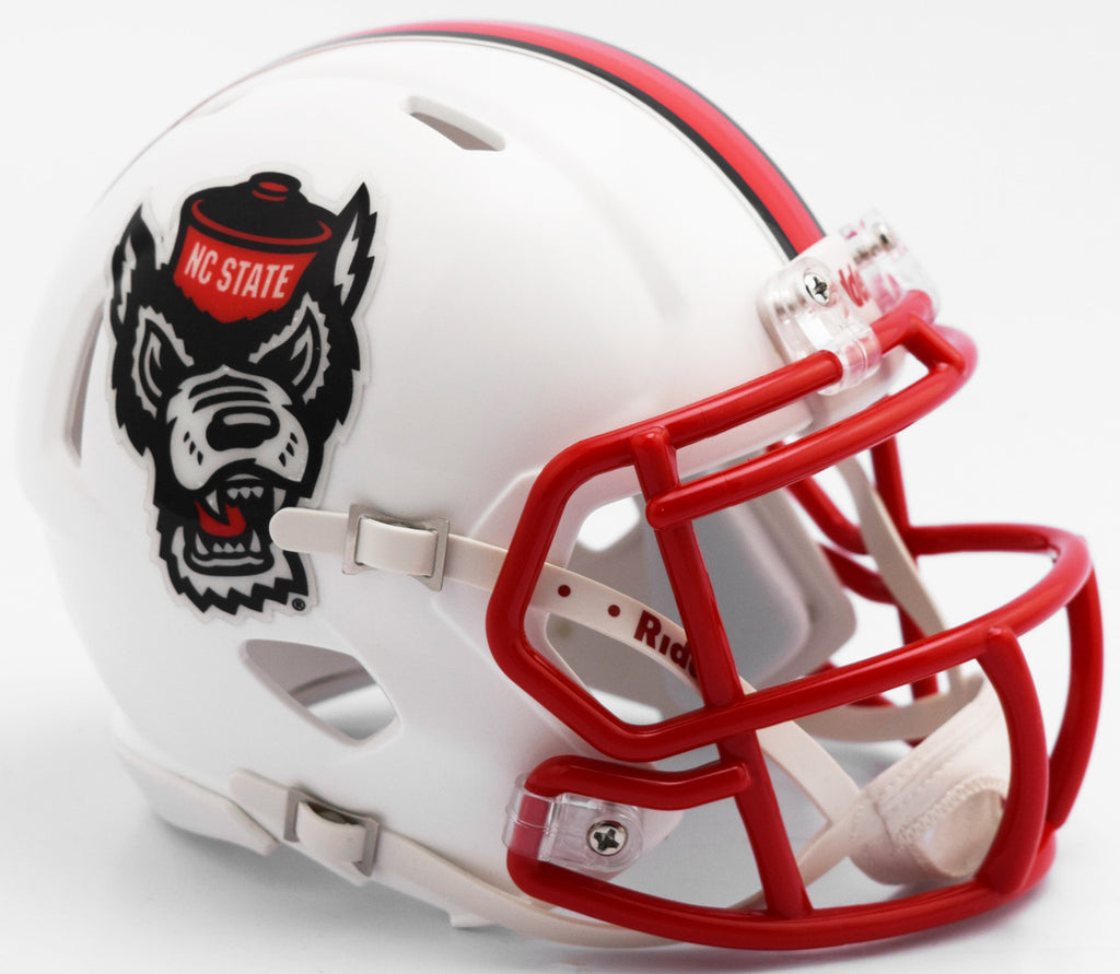 North Carolina State Wolfpack Helmet Riddell Replica Mini Speed Style Tuffy Design