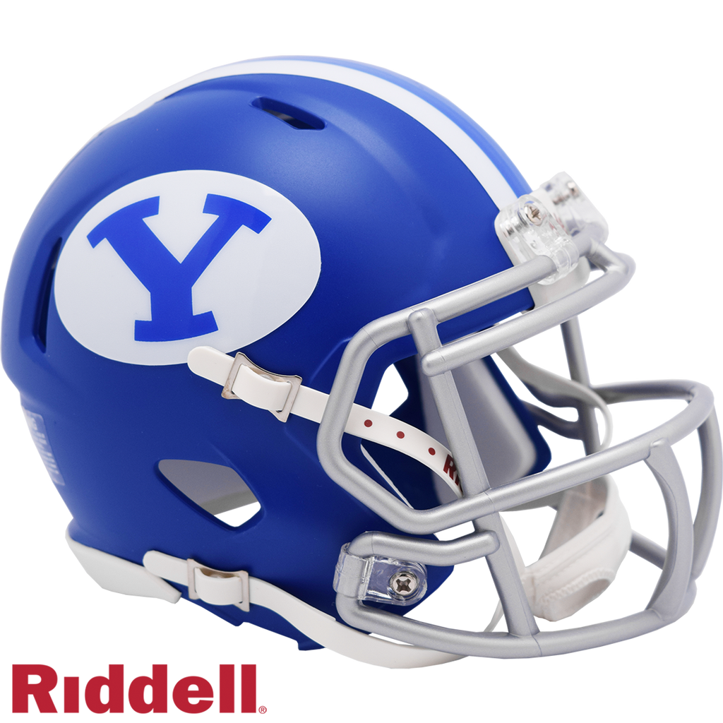 BYU Cougars Helmet Riddell Replica Mini Speed Style Royal