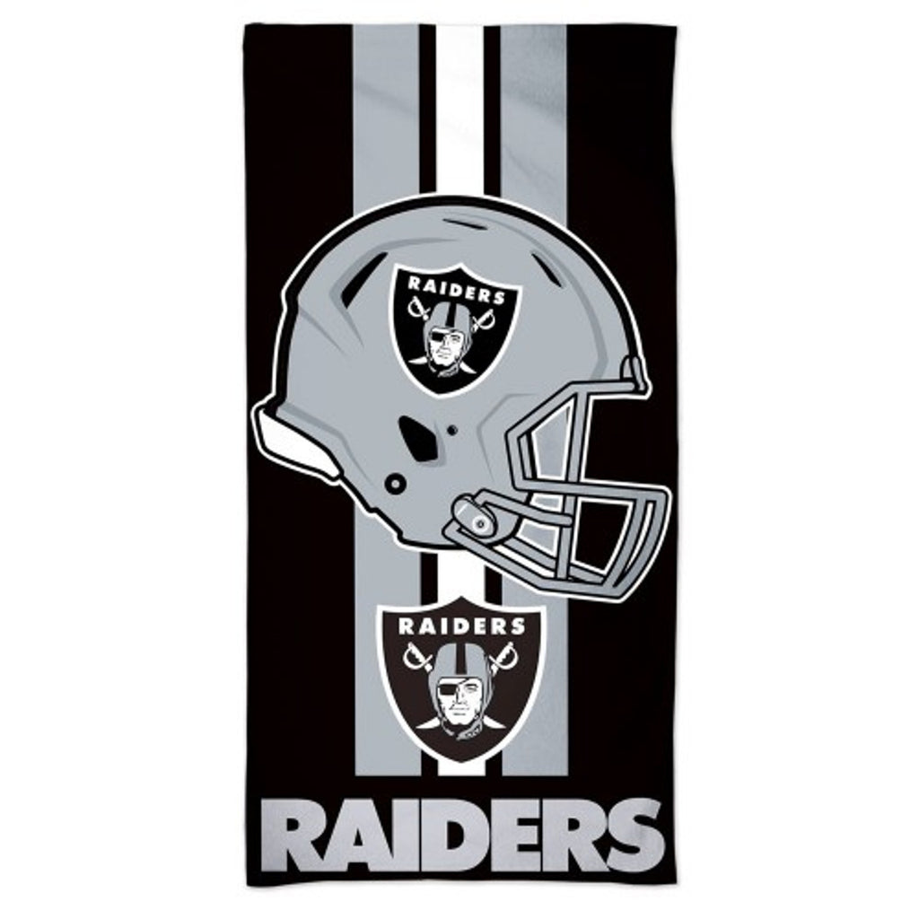 Las Vegas Raiders Towel 30x60 Beach Style