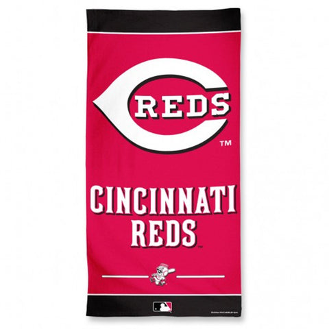 Cincinnati Reds Towel 30x60 Beach Style - Special Order