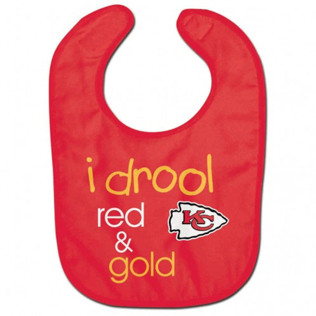 Kansas City Chiefs Baby Bib All Pro Style I Drool Design