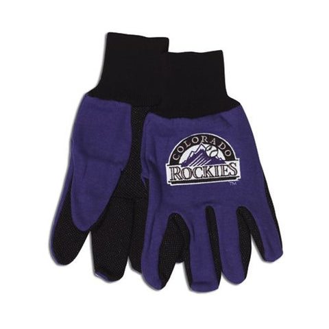 Colorado Rockies Two Tone Gloves - Adult Size - Special Order