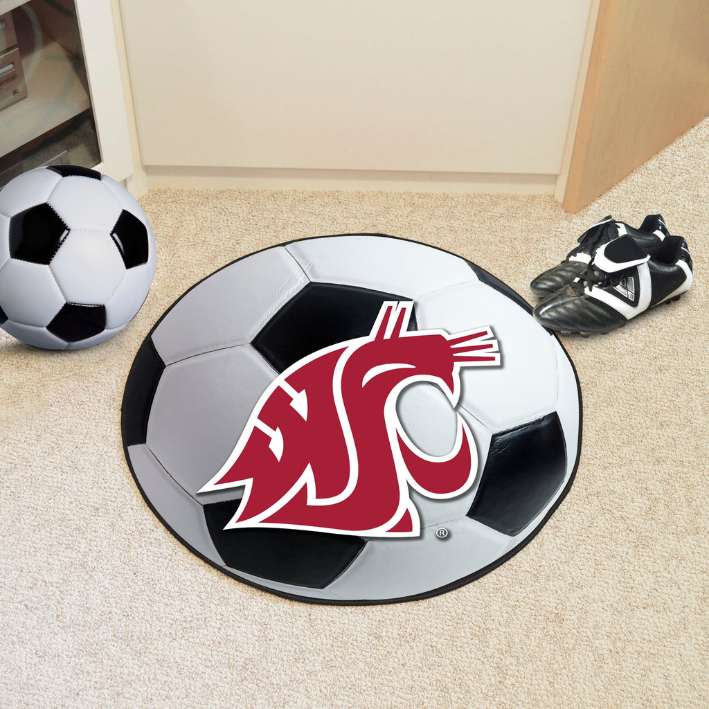 Washington State University Soccer Ball Mat