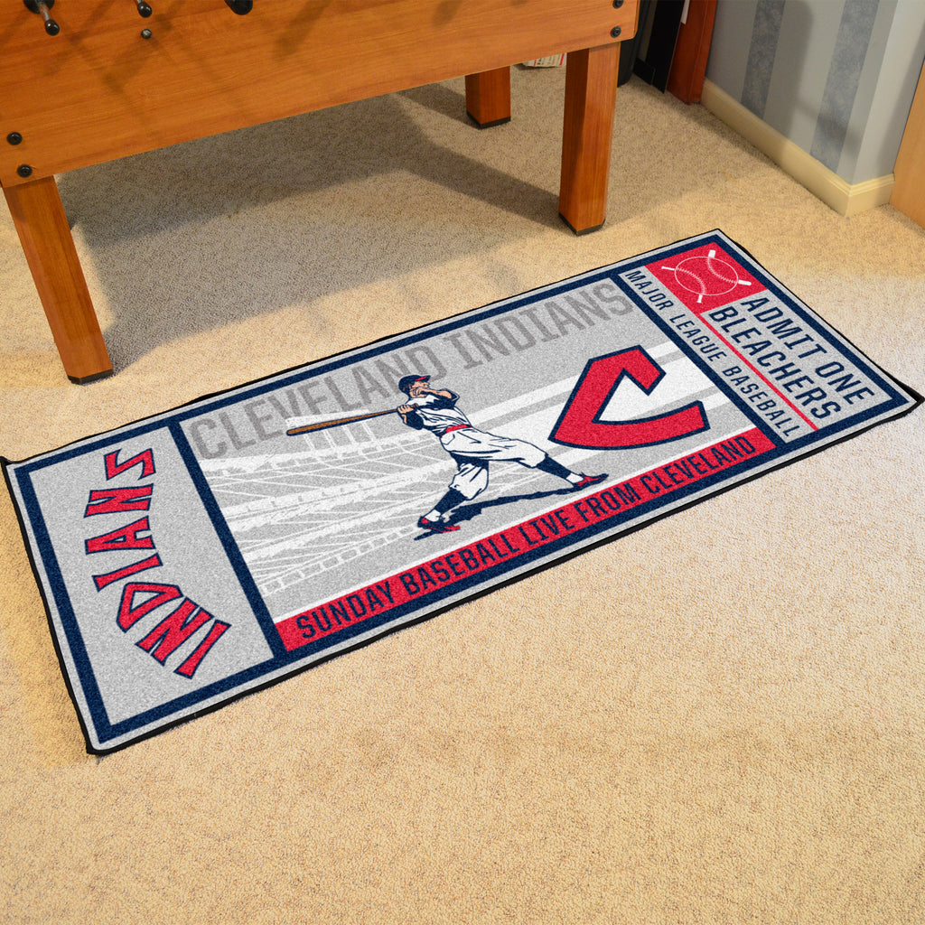 MLBCC ? Cleveland Indians Ticket Runner