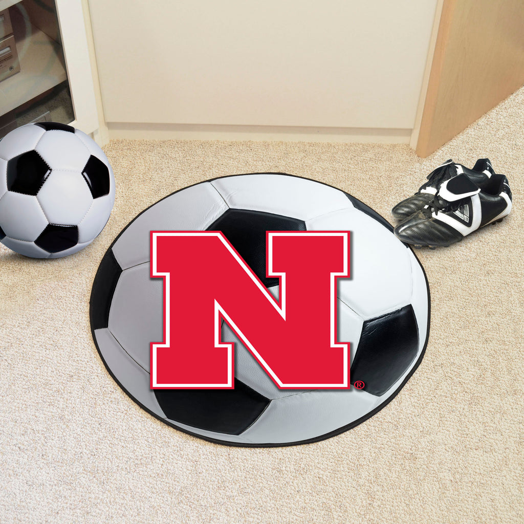 University of Nebraska Soccer Ball Mat