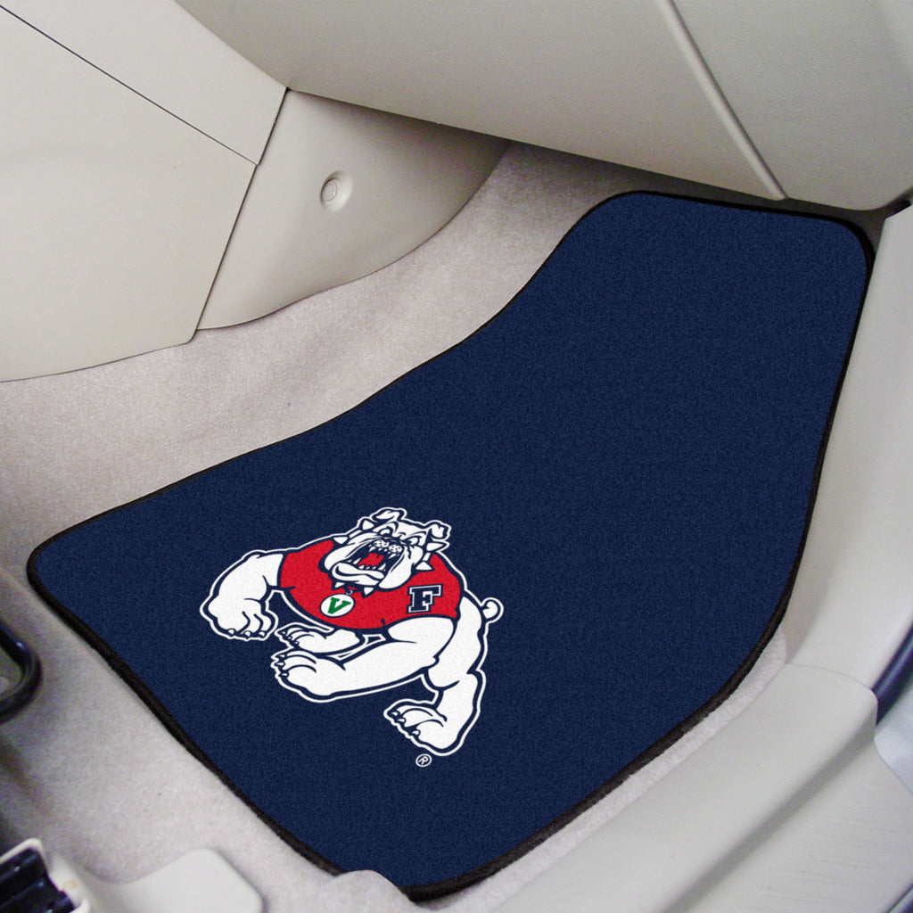 Fresno State 2-pc Carpet Car Mat Set