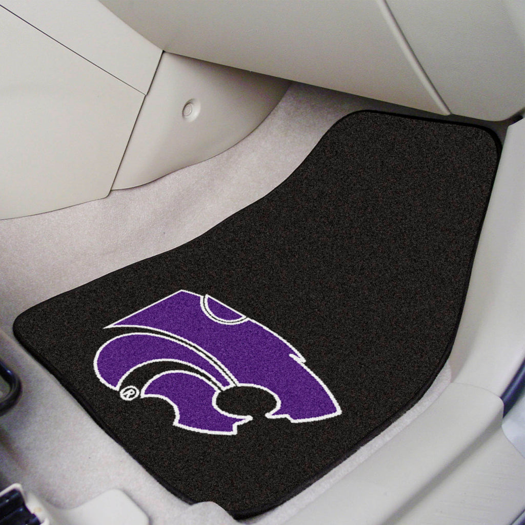 Kansas State University 2-pc Carpet Car Mat Set