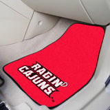 Louisiana-Lafayette 2-pc Carpet Car Mat Set