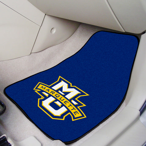 Marquette University 2-pc Carpet Car Mat Set