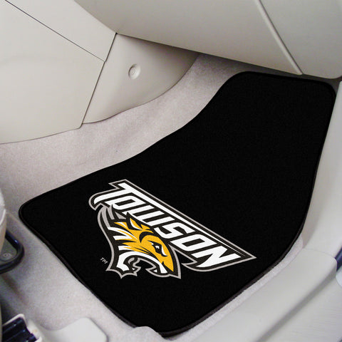 Towson University 2-pc Carpet Car Mat Set