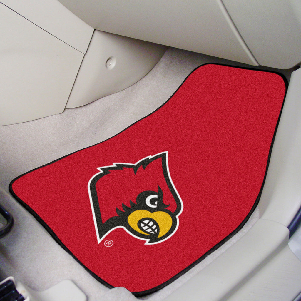 University of Louisville 2-pc Carpet Car Mat Set