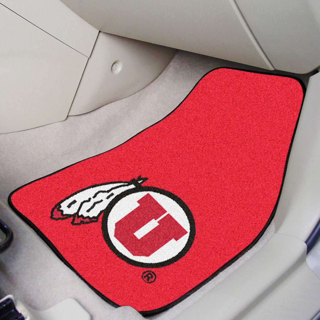 University of Utah 2-pc Carpet Car Mat Set