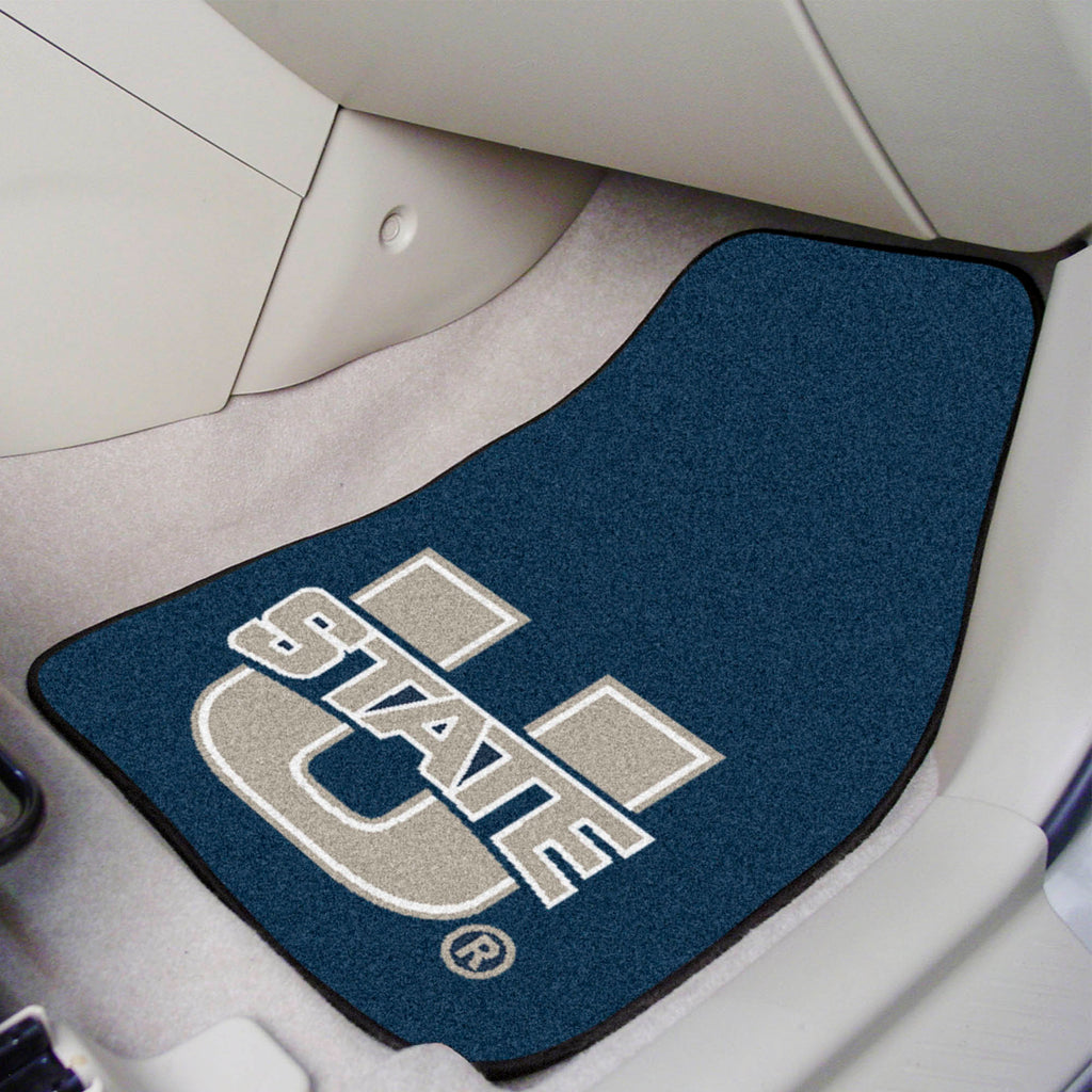 Utah State University 2-pc Carpet Car Mat Set