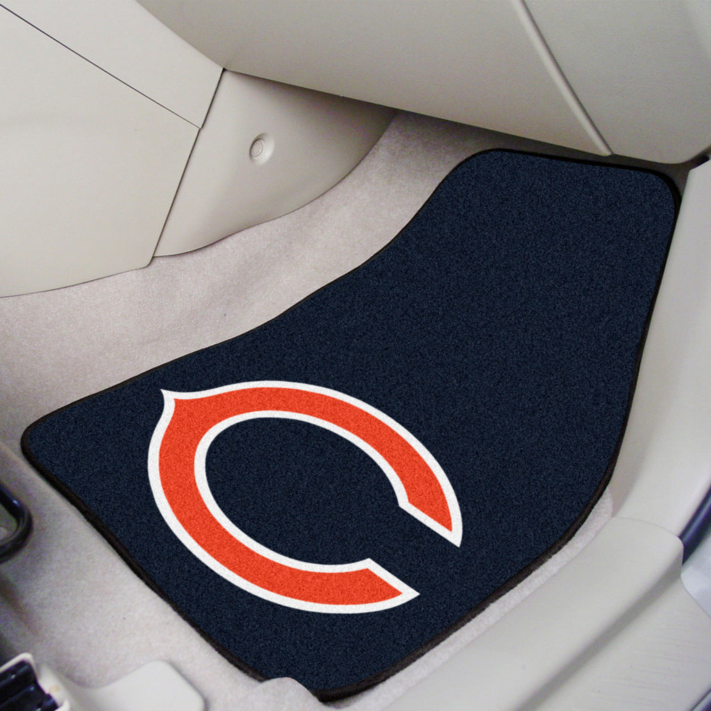 NFL - Chicago Bears 2-pc Carpet Car Mat Set