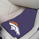 NFL - Denver Broncos 2-pc Carpet Car Mat Set