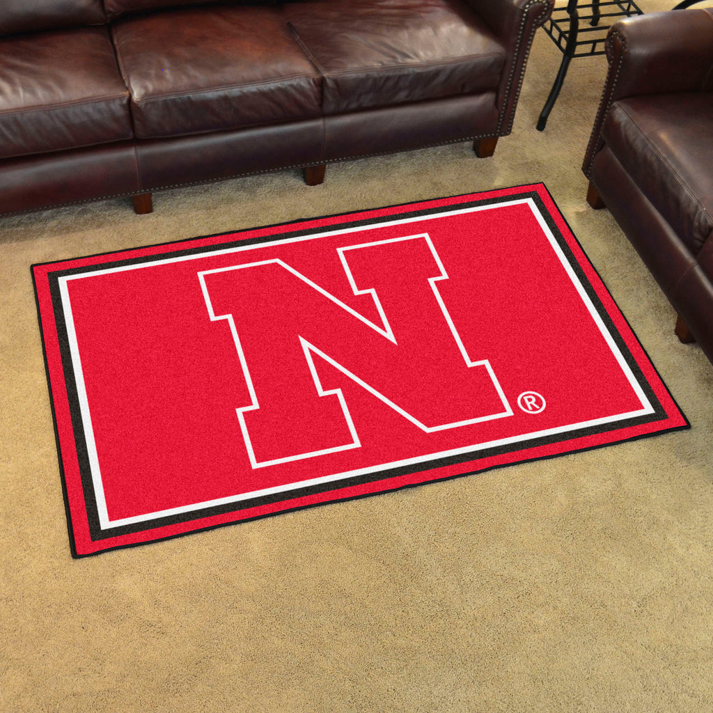 University of Nebraska 4x6 Rug