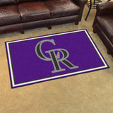 MLB - Colorado Rockies 4x6 Rug